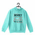 Worry ends when faith begins 2cor 5:7 Christianity Hooded SweatShirts